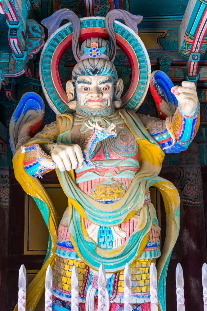UNESCO og Bulguksa Temple i Gyeongju i Sydkorea